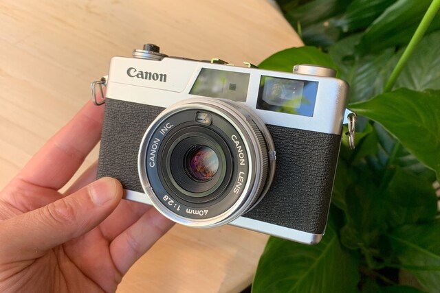 Canon Canonet Rangefinder Analog Vintage Fotoğraf Makinesi