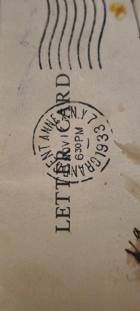 1933 RMS MAJESTIC Kartpostal | İstanbul Çıkışlı | Atina Adresli - 5