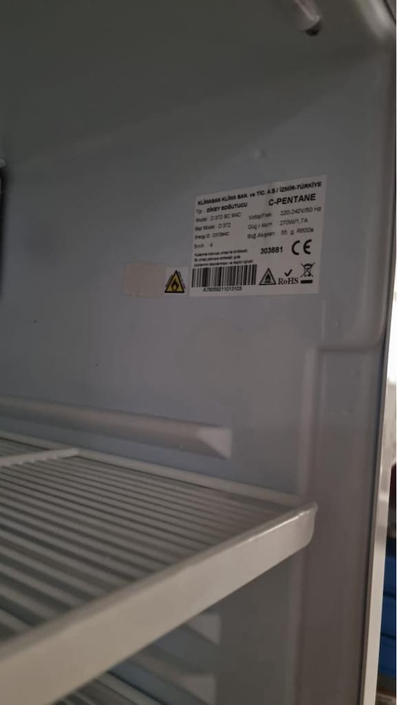 Az Kullanılmış Temiz Dikey Soğutucu - 5