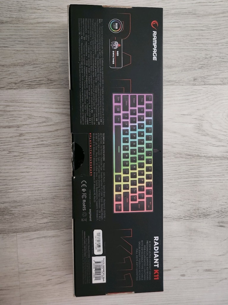 Rampage Radiant K11 Mekanik Oyuncu Klavyesi - 4
