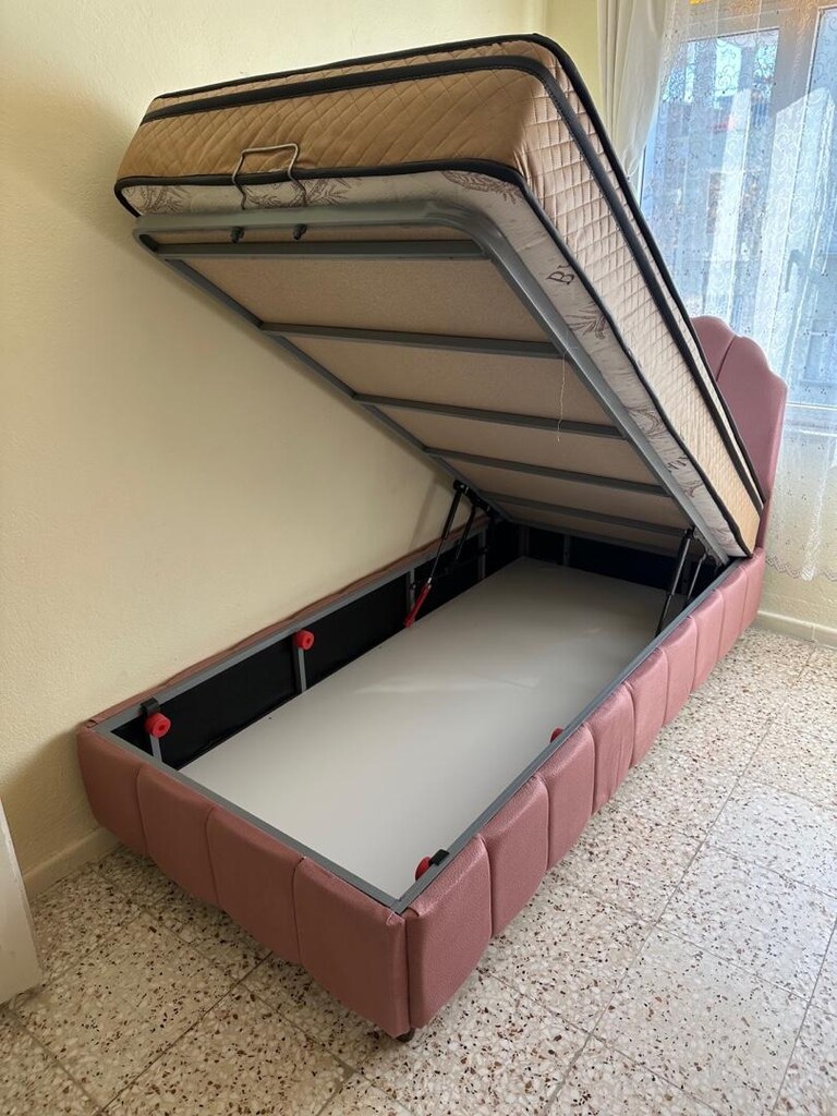 ultra lüks tek kişilik 90x190 baza başlık yatak sıfır ürün ambalıjında - 7