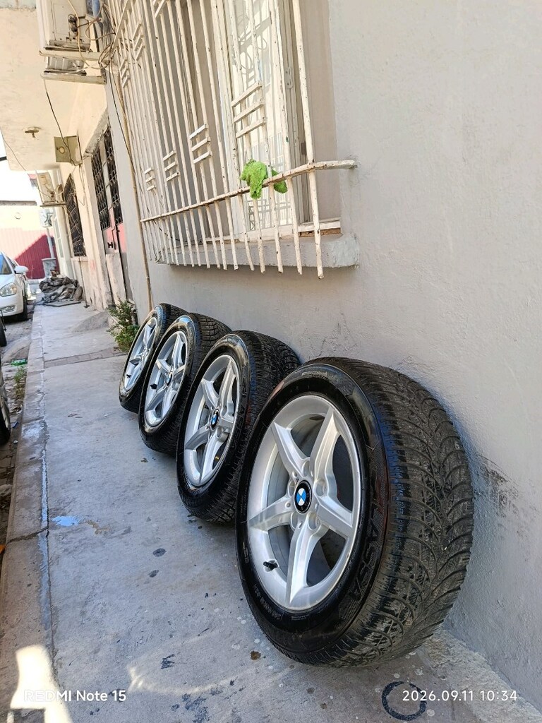 Orjinal 16inç bmw jant lastik 5x120 - 3