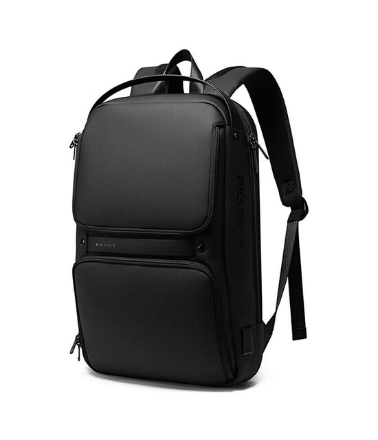 Bange 7261 USB Şarj Portlu Laptop Notebook Sırt Çantası Siyah (BG7261)