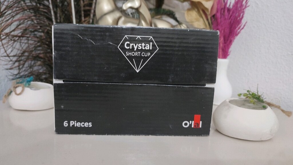 Ayaklı Kristal Kahve Yanı Su Bardağı - 6