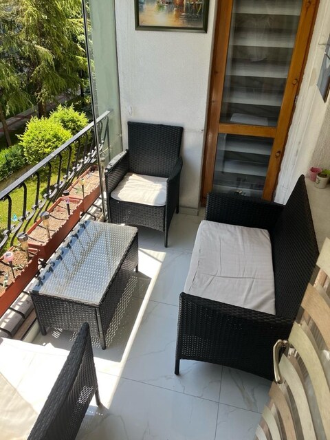 Rattan örgü balkon bahçe takımı
