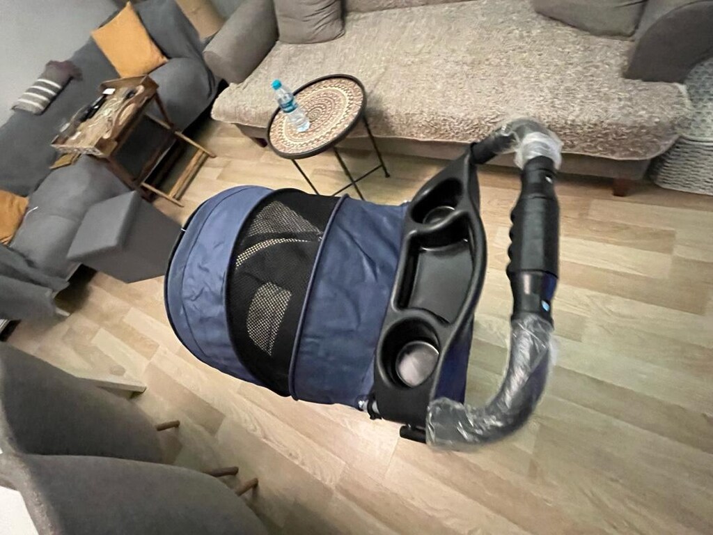 kedi bebek arabası
