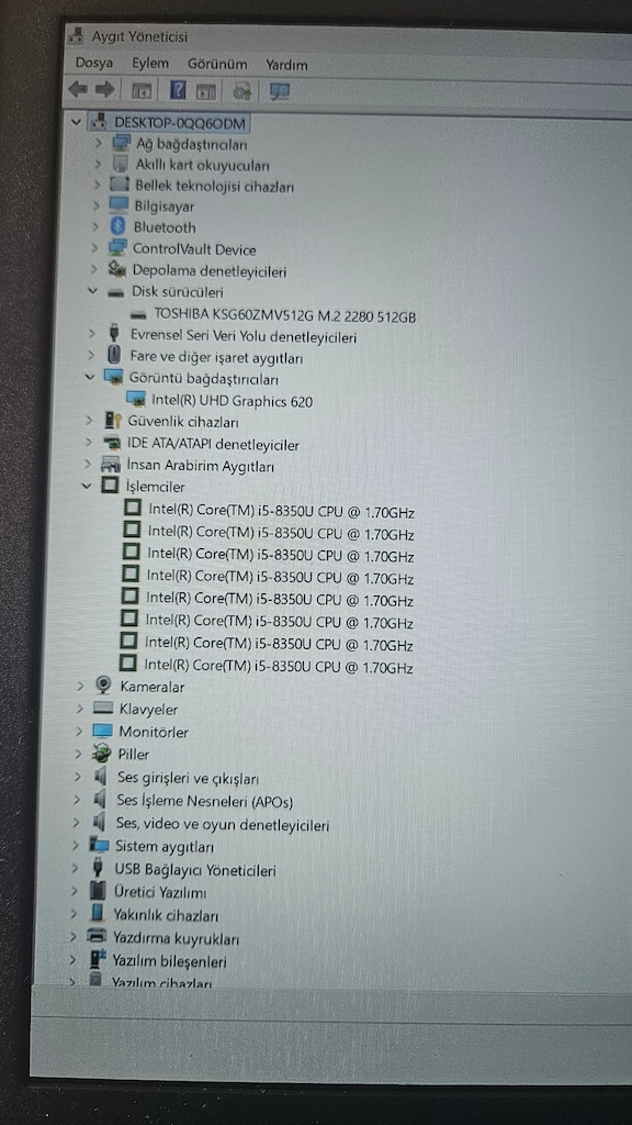 Dell İ5 8.Nesil 8 GB DDR4 Ram 512 GB M2 SSD FULL HD Ekran Temiz - 9