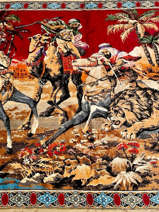 120 x 196 El Dokuma Duvar Halısı ANTİKA - 4
