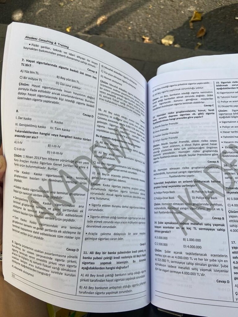 SEGEM SINAVA HAZIRLIK SORU BANKASI - 2