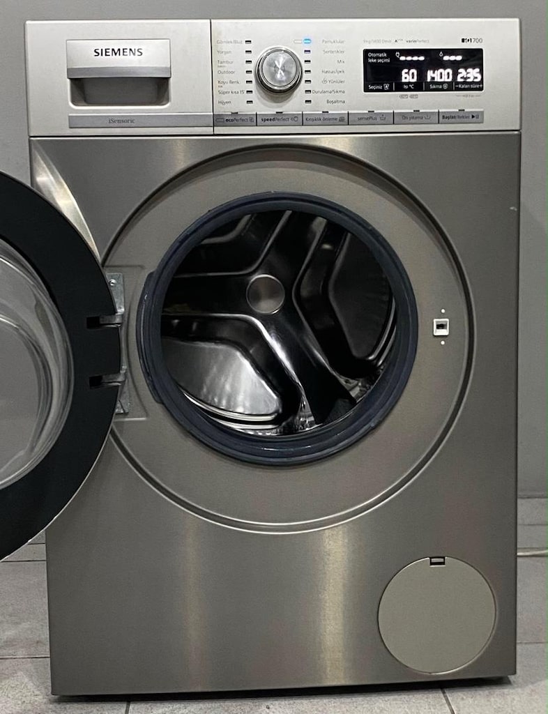 SİEMENS İNOX 9 KG 1400 DEVİR A+++ İNVERTER ÇAMAŞIR MAKİNESİ - 4