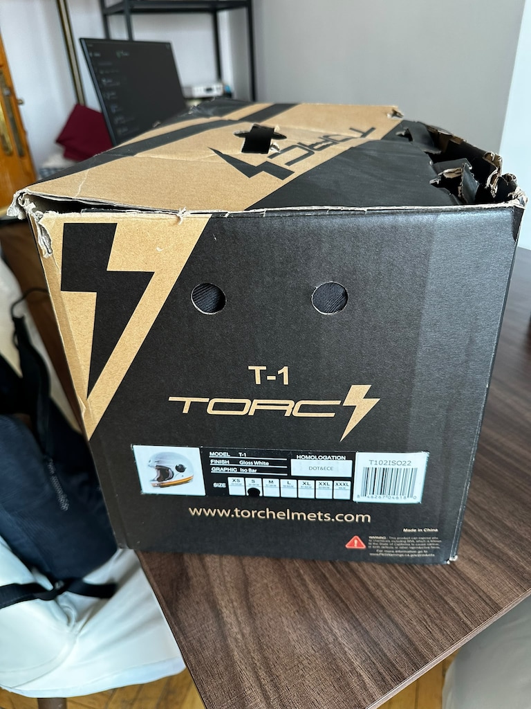 Torc T-1 Newport Iso Bars II Kapalı Motosiklet Kaskı Krem / Kahverengi - 7