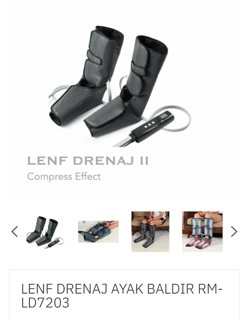 Shiatsu Masaj Aleti Lenf Drenaj/Ödem Cift Bacak - 4