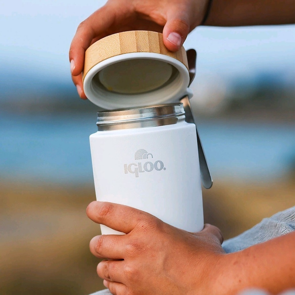 Igloo Bamboo Yemek Termosu 500ml-BEYAZ / SIFIR ÜRÜN - 3