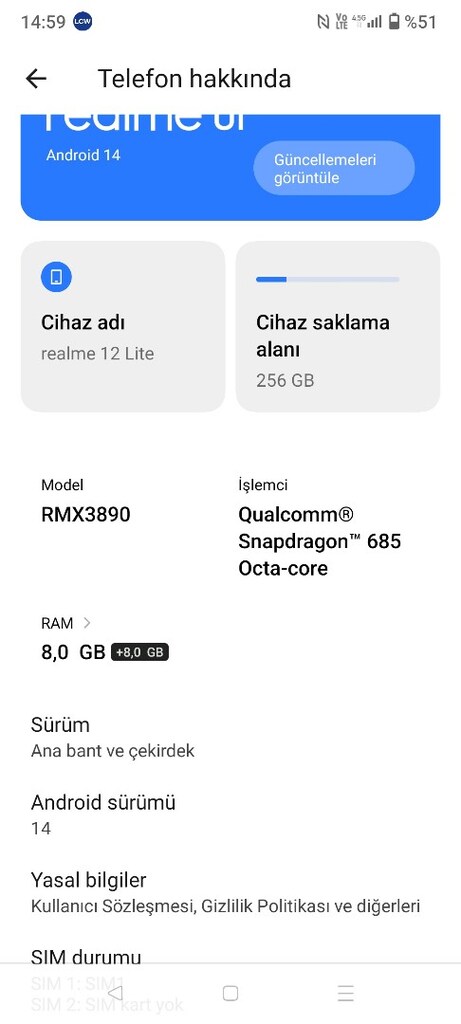 realmi 12 latte cep telefonu - 4