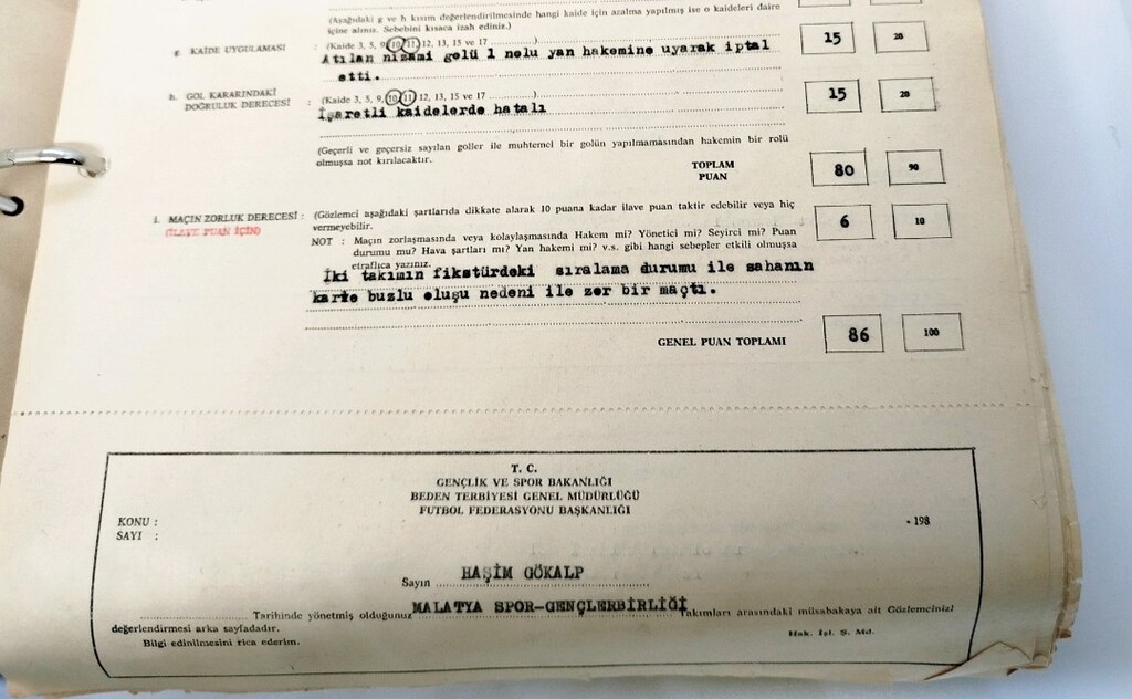 1970 ler ve 8 ler Hakem Raporları - 17