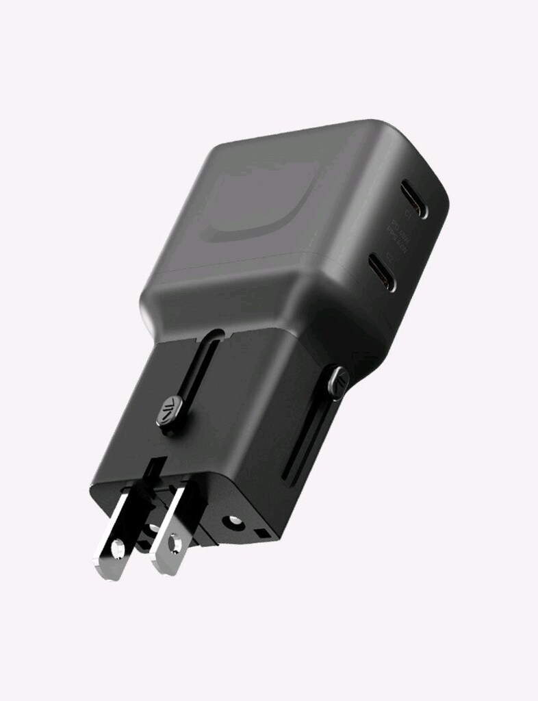 Energea TravelGo 65W 2 Adet Type-C Çıkışlı PD PPS GaN Hızlı Şarj Aleti - 4