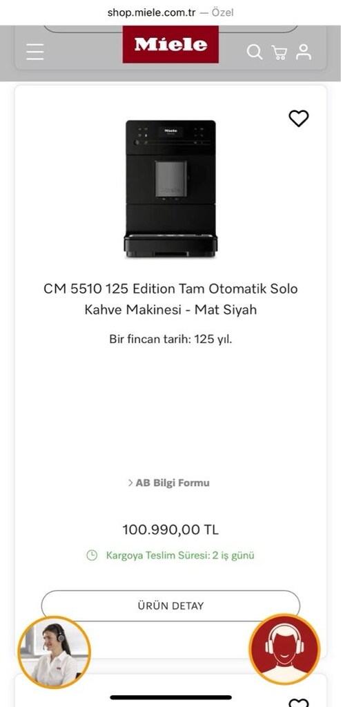 SIFIR, Miele Tam Otomatik Kahve Makinesi - 5