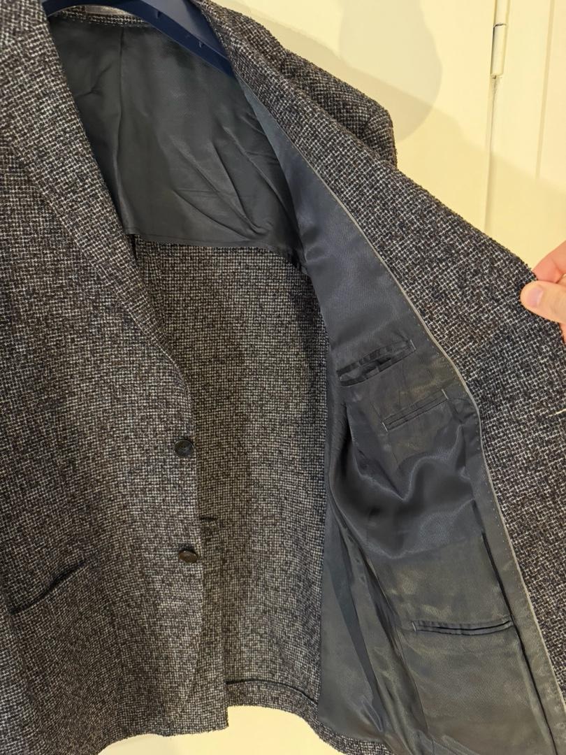 Gri W Collection Tweed Ceket 48-6drop - 2