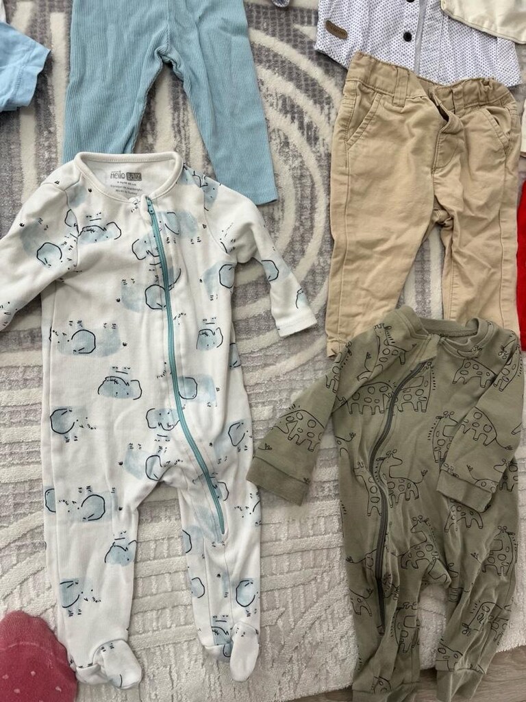 3-6 ay erkek bebek yazlık giysi - 3