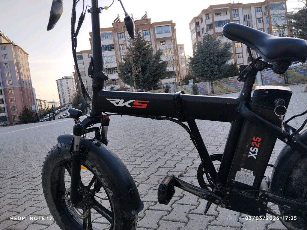 son fiyat pazarliksizACİL SATILIK ELEKTRİKLİ BİSİKLET RKS xs-25!!! - 4