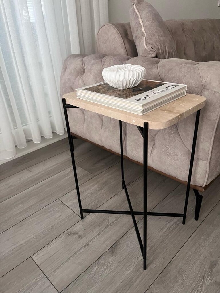 Zara Home Traverten Sehpa - 2