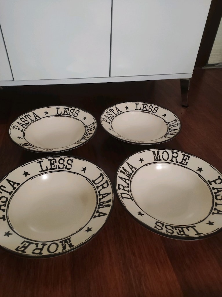 büyuk boy makarna tabağı keramika sıfır - 3