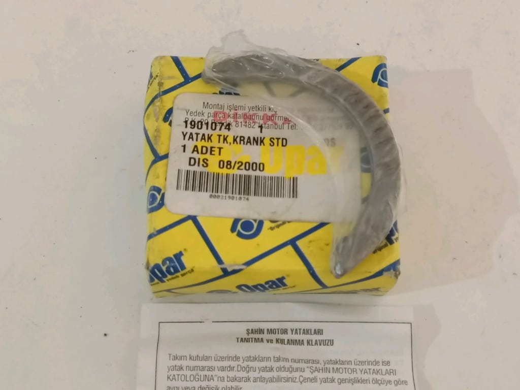 ESKİ SERİ OPAR TOFAŞ MOTOR KRANK AY YATAĞI (GEZİNTİ AYAĞI KENAR YATAK) - 3