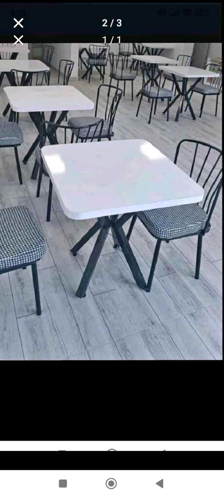 iki kişilik masa sandalye takımı imalattan satış sıfır ürün - 2