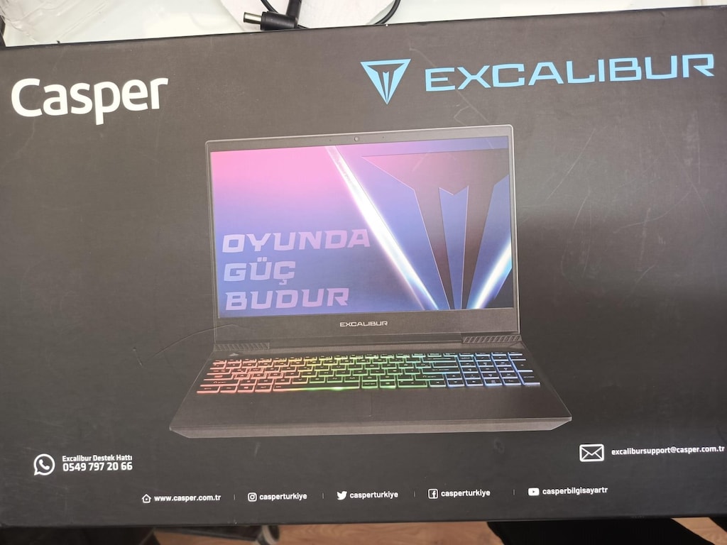 EXCALİBUR G770 GAMİNG İ5 12450H İŞLEMCİ + 3050 4GB EKRAN KARTI - 9