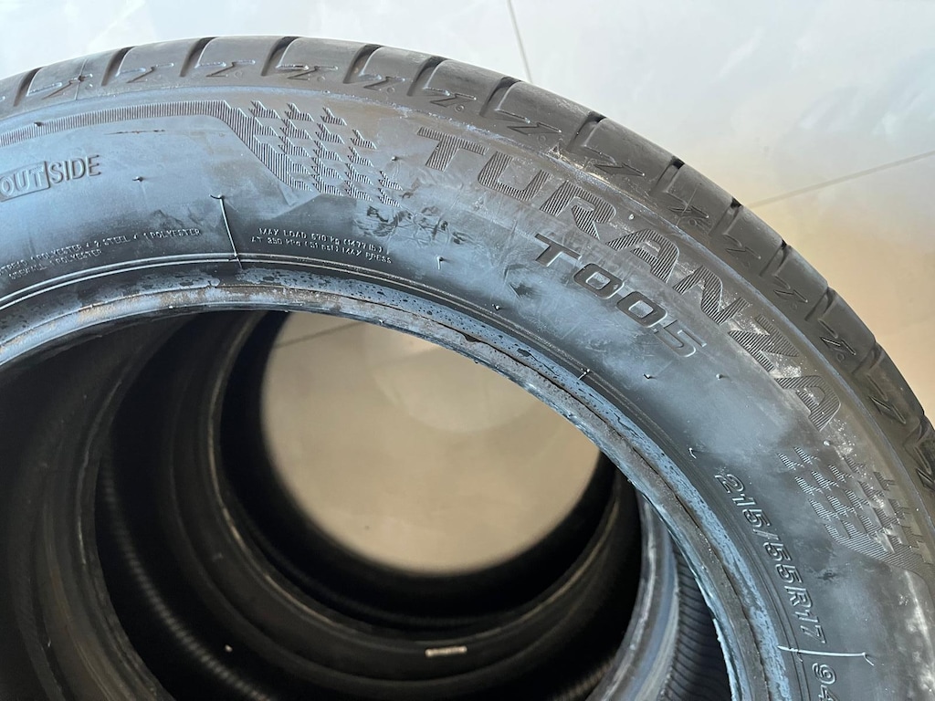 215 55 17 BRIDGESTONE MARKA SIFIR AYARINDA YAZ LASTİK - 11