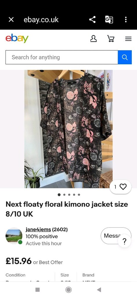 ingiliz next markasına ait kimono - 2