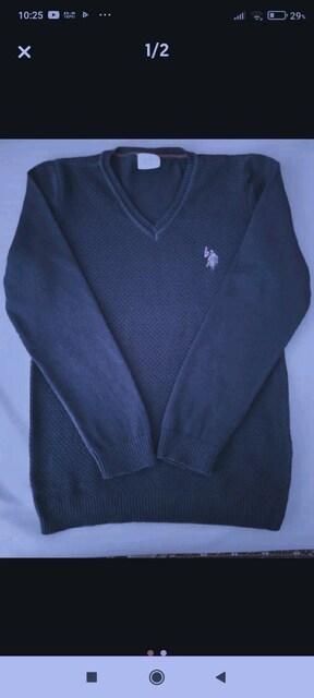 9. 10 yaş us polo assn v yaka triko