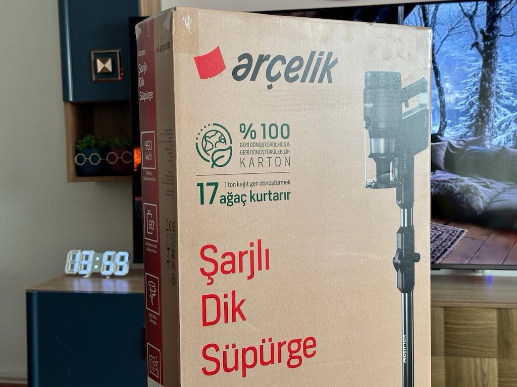 Arçelik Şarjlı Dikey Süpürge Sıfır Kapalı Kutu - 3