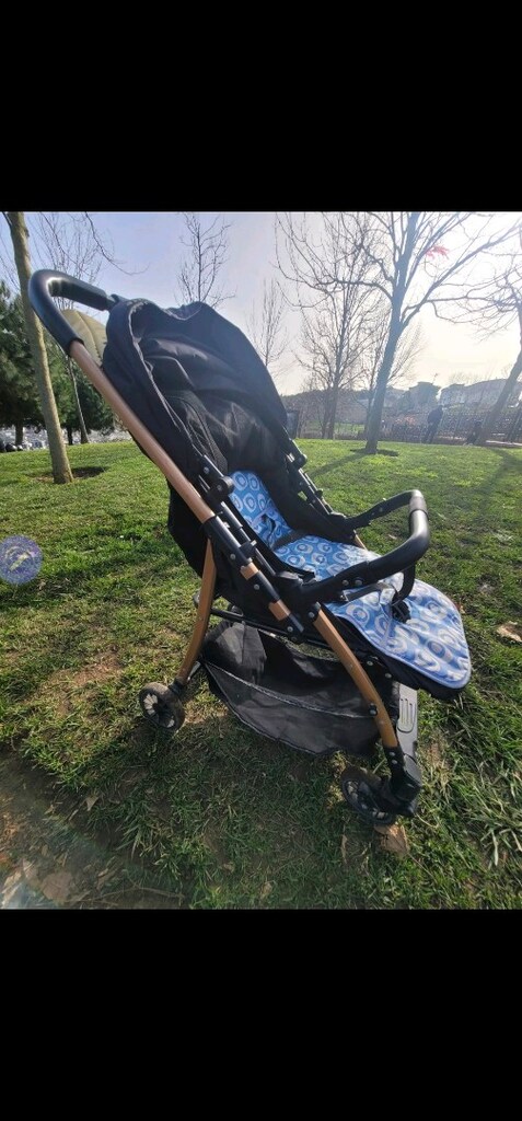 ithal bebek arabasi + hediye minder , çift yönlü katlanabilir kabinboy - 2