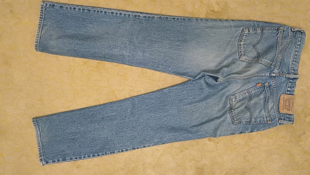 Vintage Levis jean erkek kot pantolon