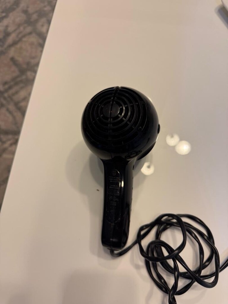 Philips contact 1000 siyah mini saç kurutma makinası - 3