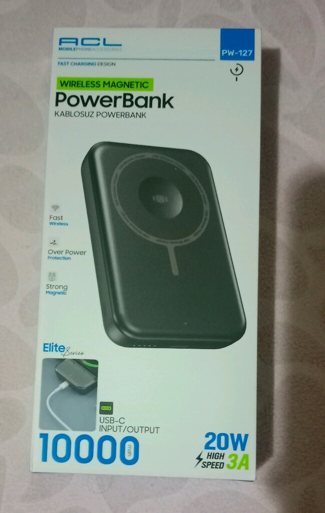 ACL WIRELESS MAGNETIC 10.000PowerBank KABLOSUZ POWERBANK - 2