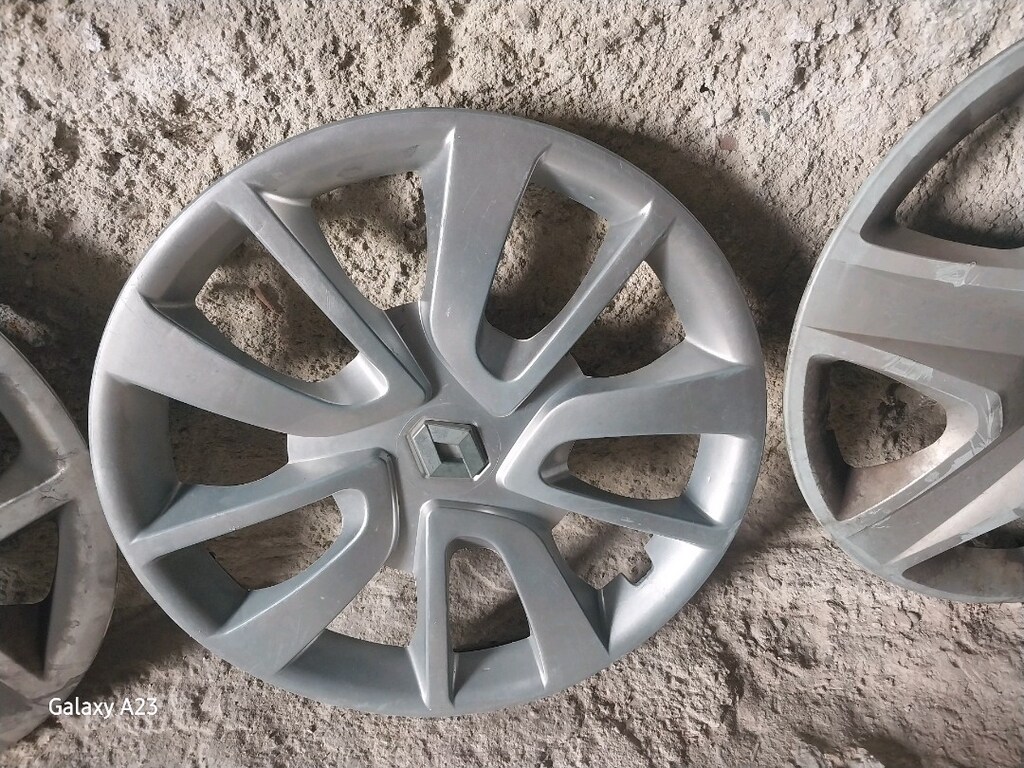 Renault ve diger araç markalar için tekli tamamlayıcı jant kapakları - 8
