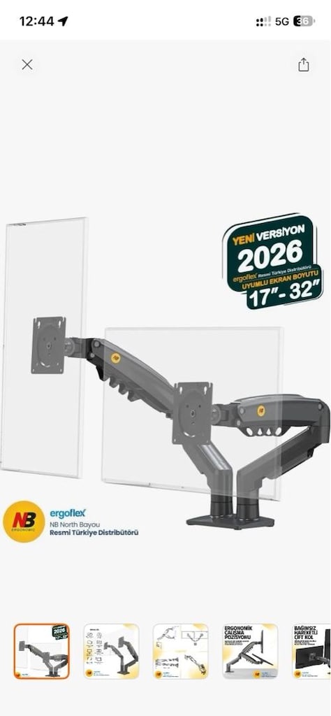 2 li Monitör Standı