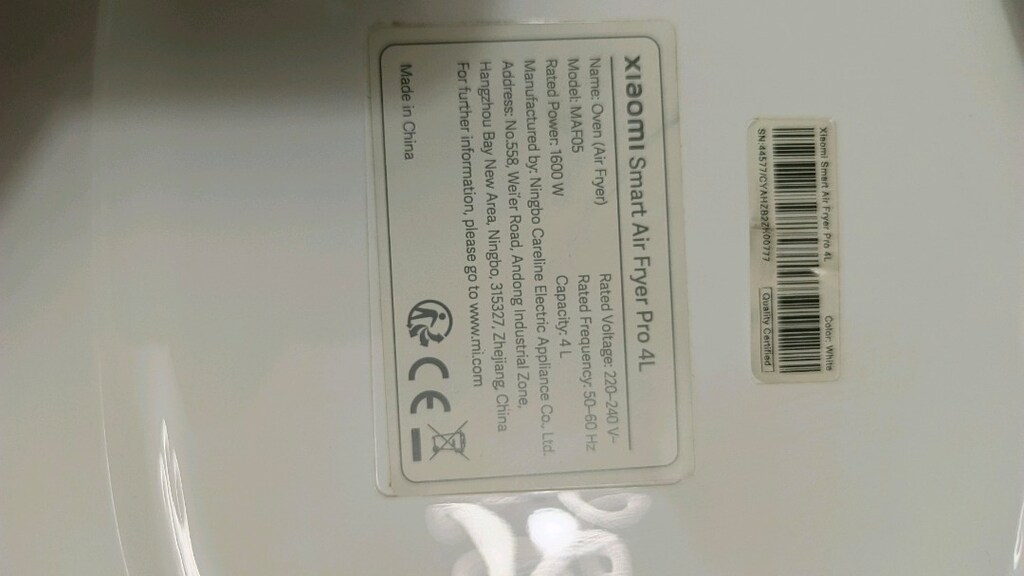 xiaomi smart air fryer pro 4l - 7