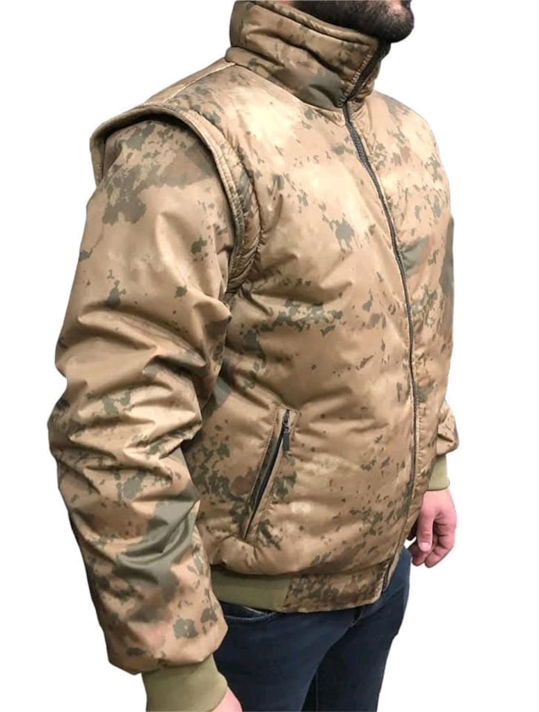 Yeni kamuflaj jandarma dijital montu.Su geçirmez kumaştan yapılmış - 5