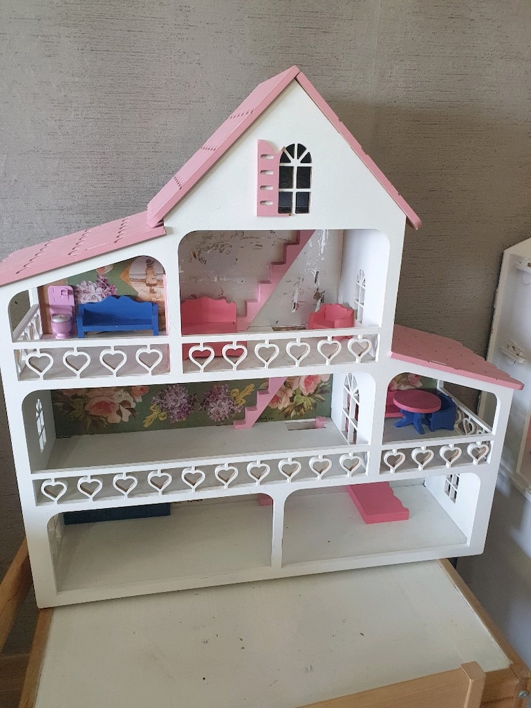 Ahşap Oyuncak Evi Barbie Evi - 3