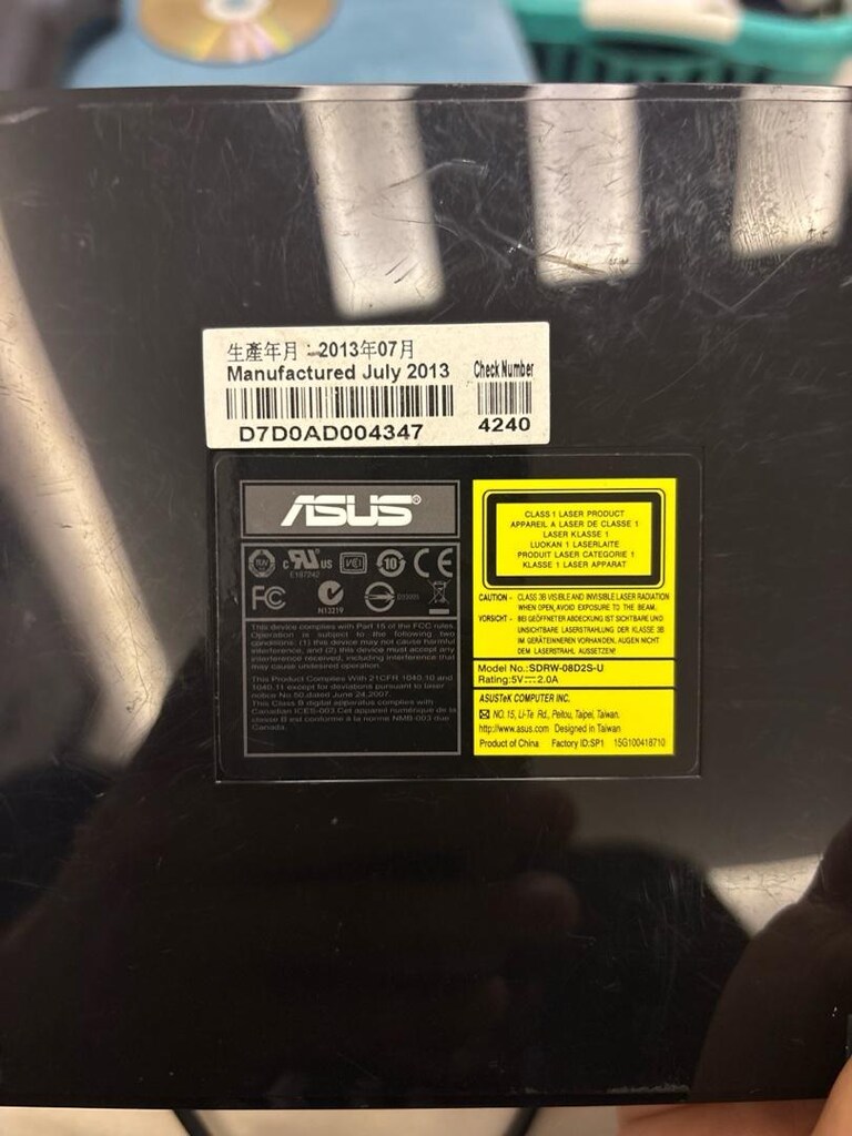 asus sdrw-08d2s-u harici dvd yazıcı - 3