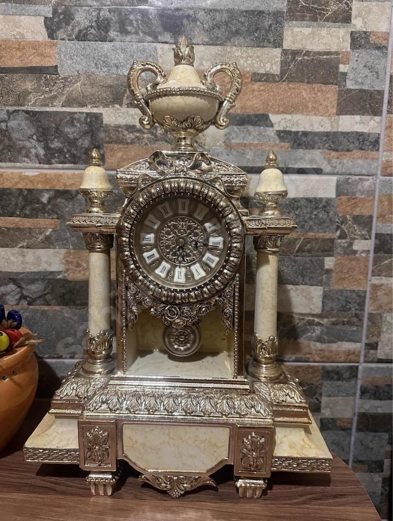 Kolleksiyonluk Mermer Sarkaçlı Saat - 2