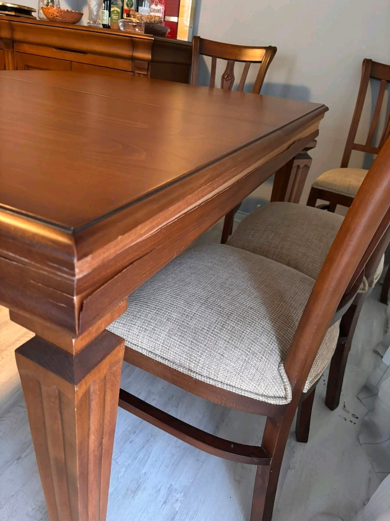 yemek masası 2 sandalye konsol dolap - 4