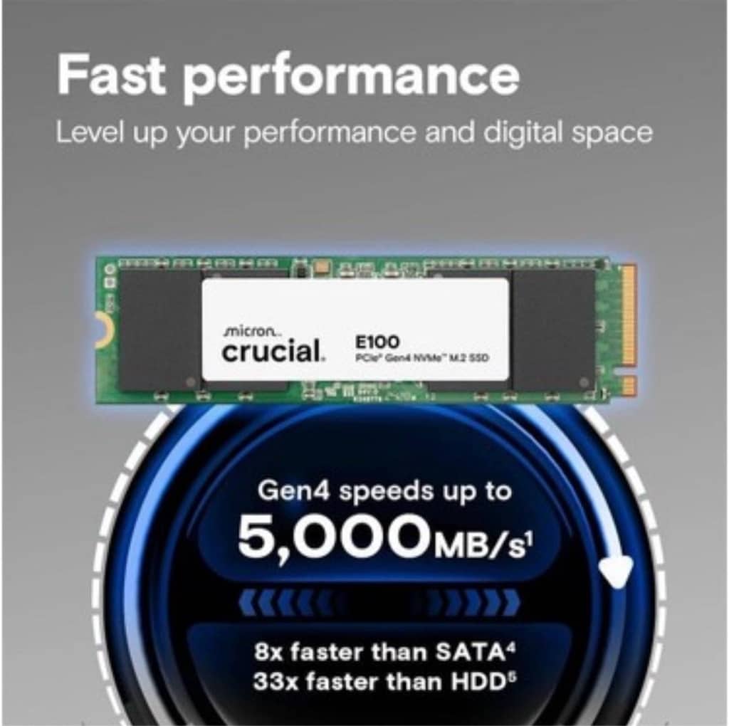 Crucial 1TB M2 SSD - 2