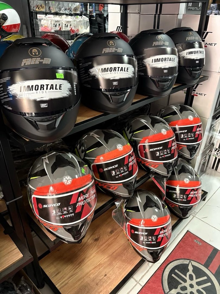 kapalı motosiklet motorcu kaskı - 4