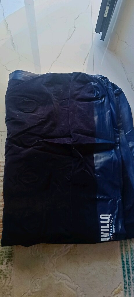 Quechua kamp çadırı ve şişme çift kişilik yatak - 10