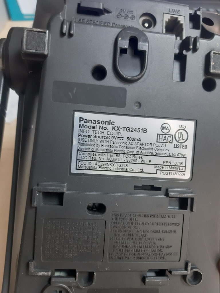 panasonic KX-TG2451B arayanı gösteren Telsiz Telefon - 3