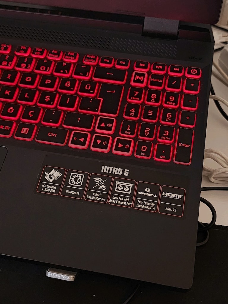 Acer Nitro 5 i5 12500H RTX 4050 6GB 140W 16GB RAM 1.5TB SSD TAKAS OLUR - 4